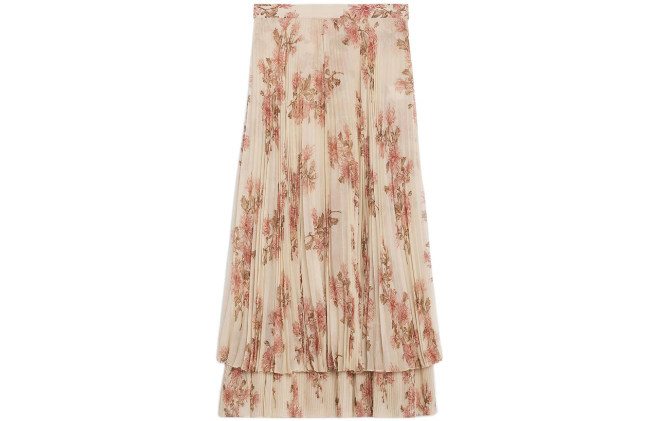 CELINE Casual Long Skirts Women's Vanilla