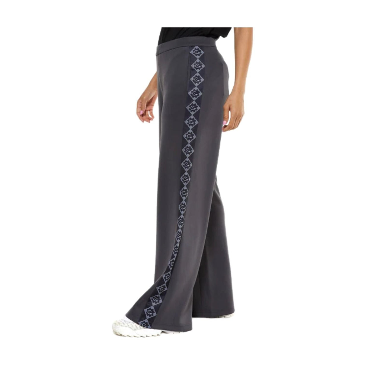 (WMNS) House of Cenmar High Waist Trousers 'Grey' HOC-GFP