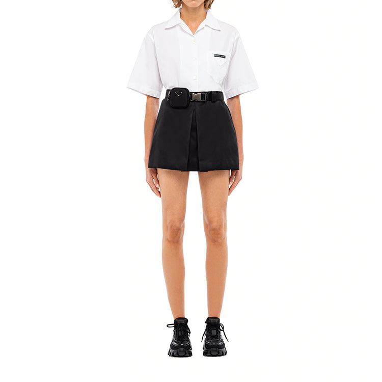 PRADA Casual Short Skirts Women's Black