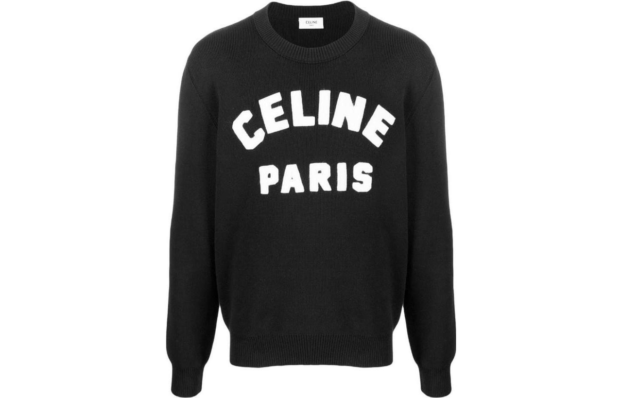 CELINE Boat Neck Sweater In Cashmere And Wool
