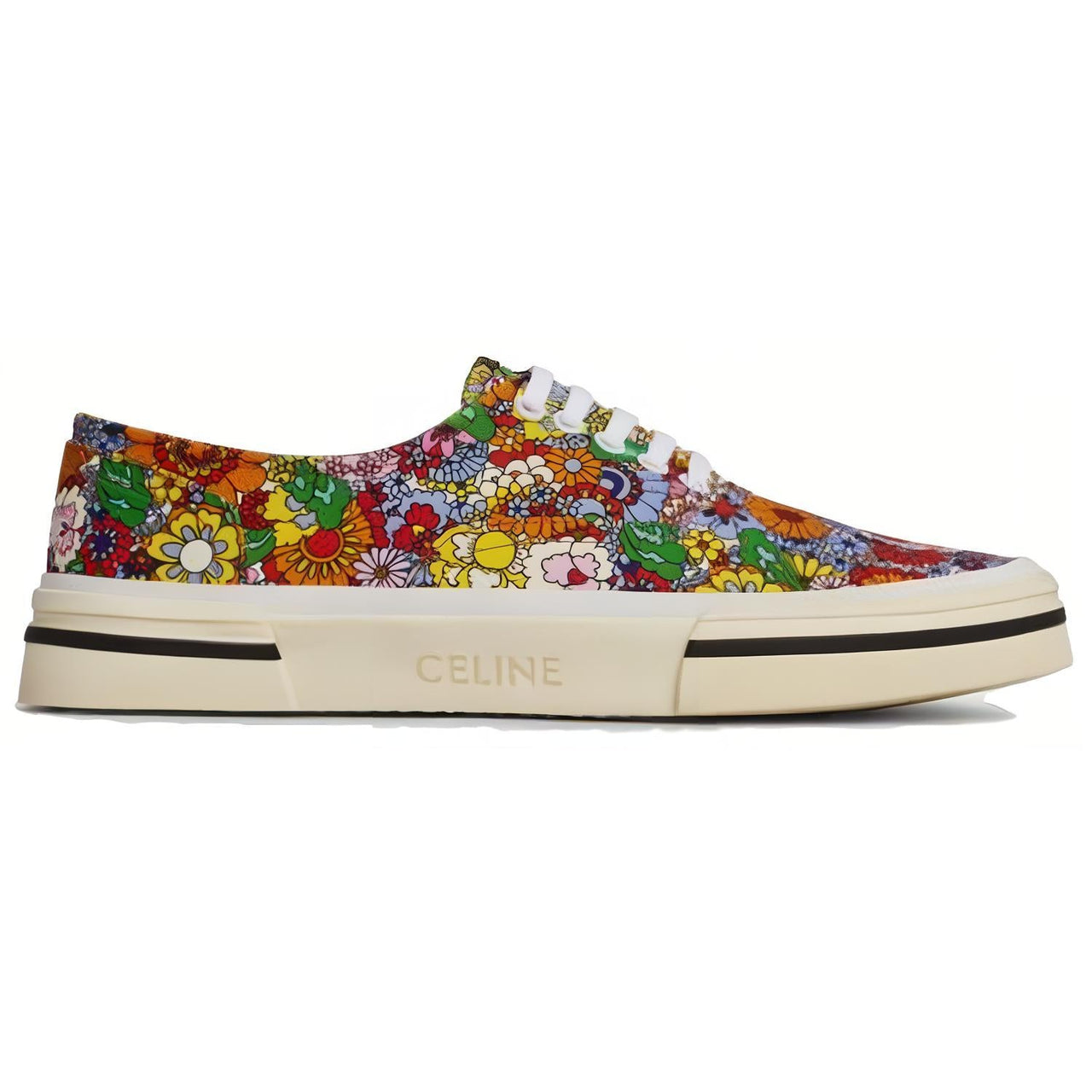 CELINE ELLIOT Low Top Stylish Skateboarding Shoes Men's Multicolor