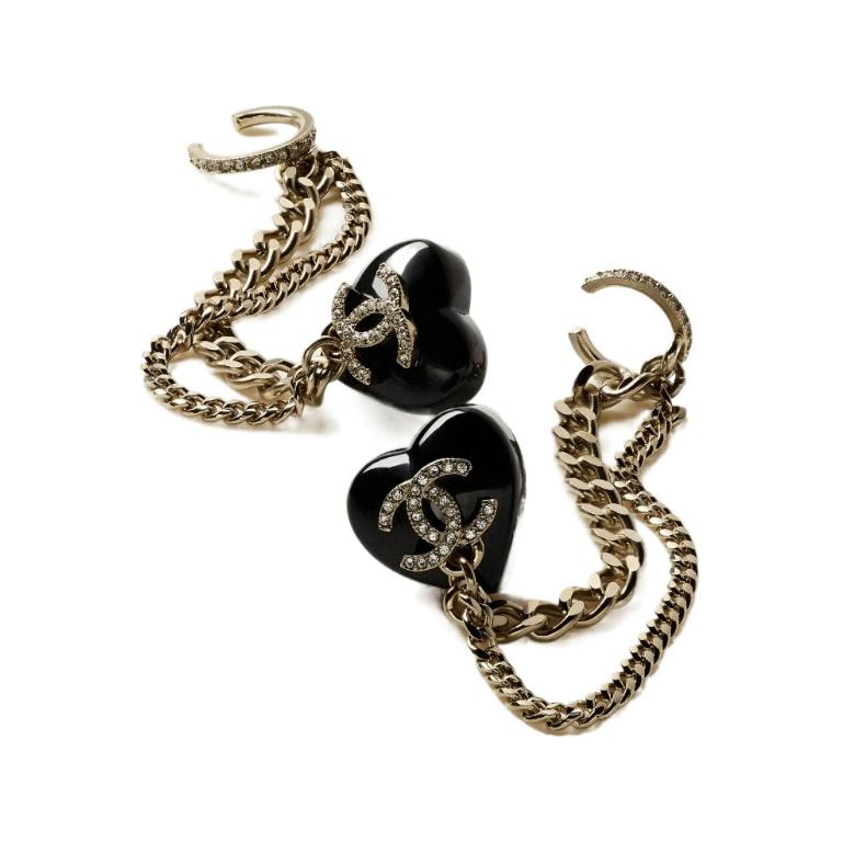 CHANEL - Earrings Women's Black