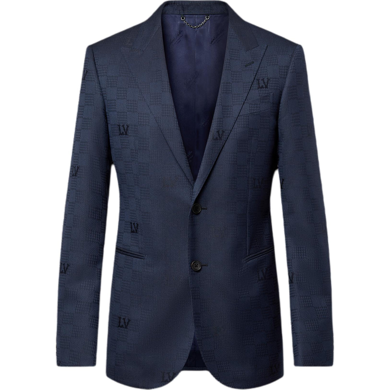 LOUIS VUITTON Single-Breasted Wool Pont Neuf Jacket