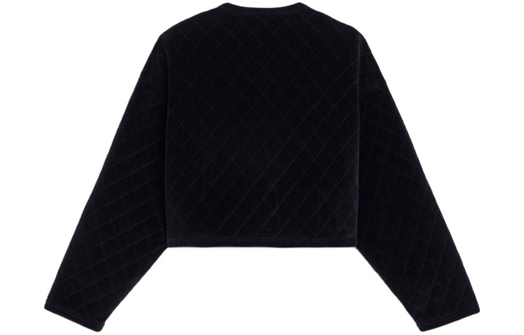 CELINE Cropped Coat Women's Black