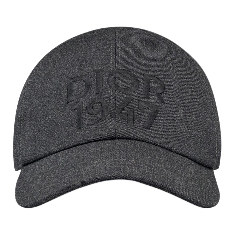 DIOR Wool Baseball Caps Men Gray