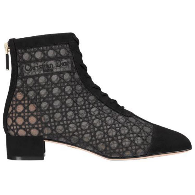 DIOR Naughtily D Ankle Boots 3cm Women's Black