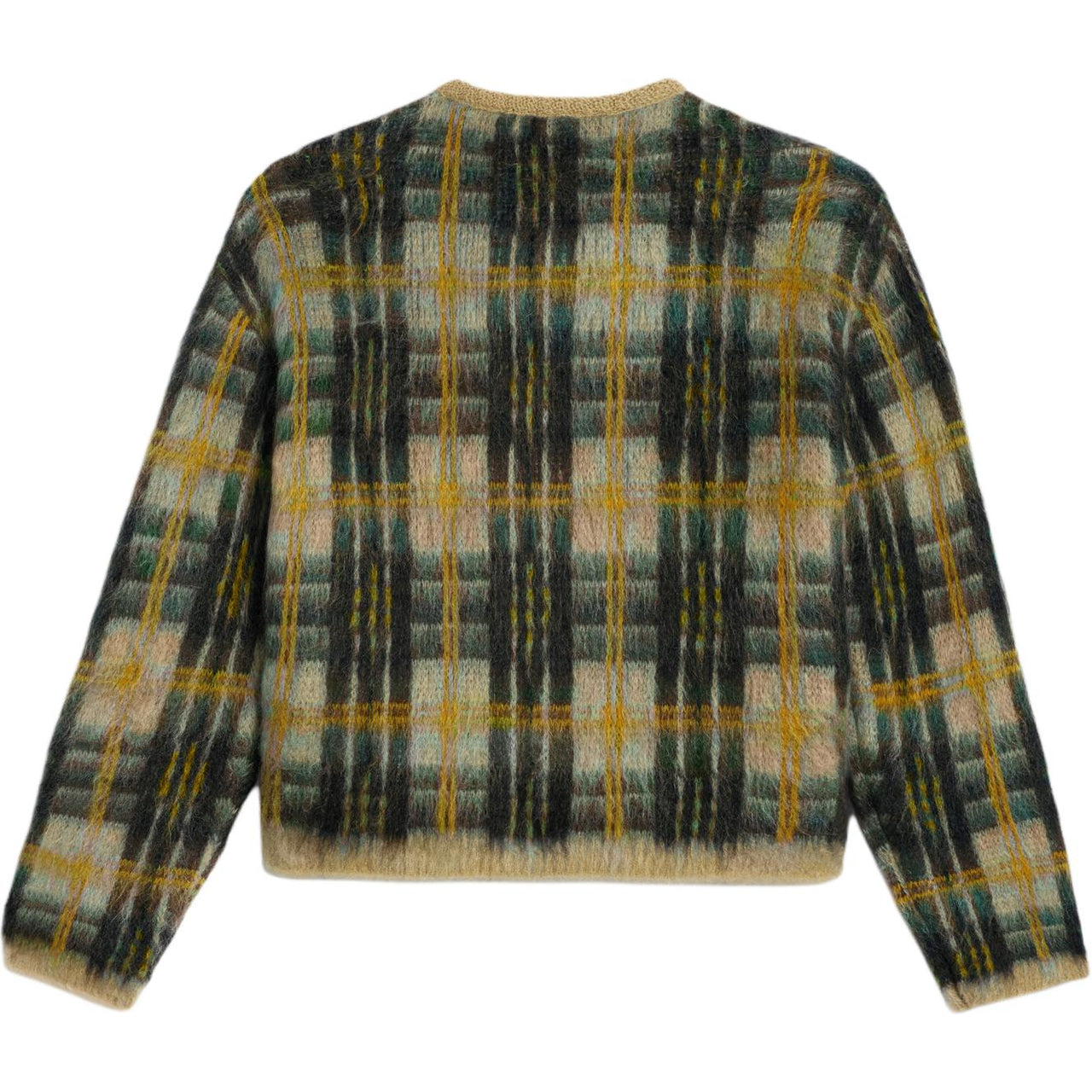 CELINE Checkered Button Up Cardigan