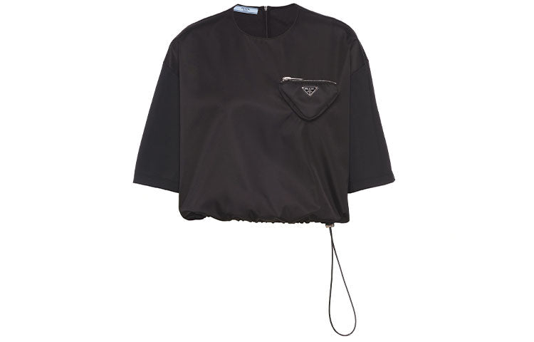 PRADA Crop Tops Women's Black