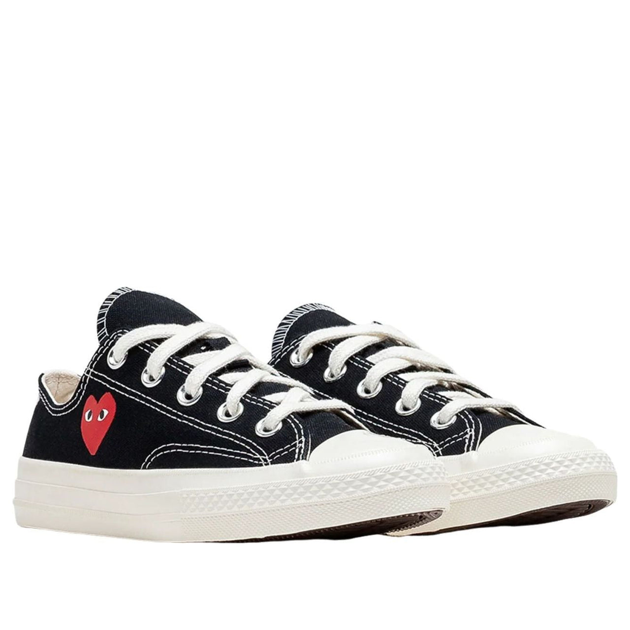(PS) Converse x Comme des Garcons PLAY Chuck Taylor All Star 70 Ox 'Single Heart Black' A08806C