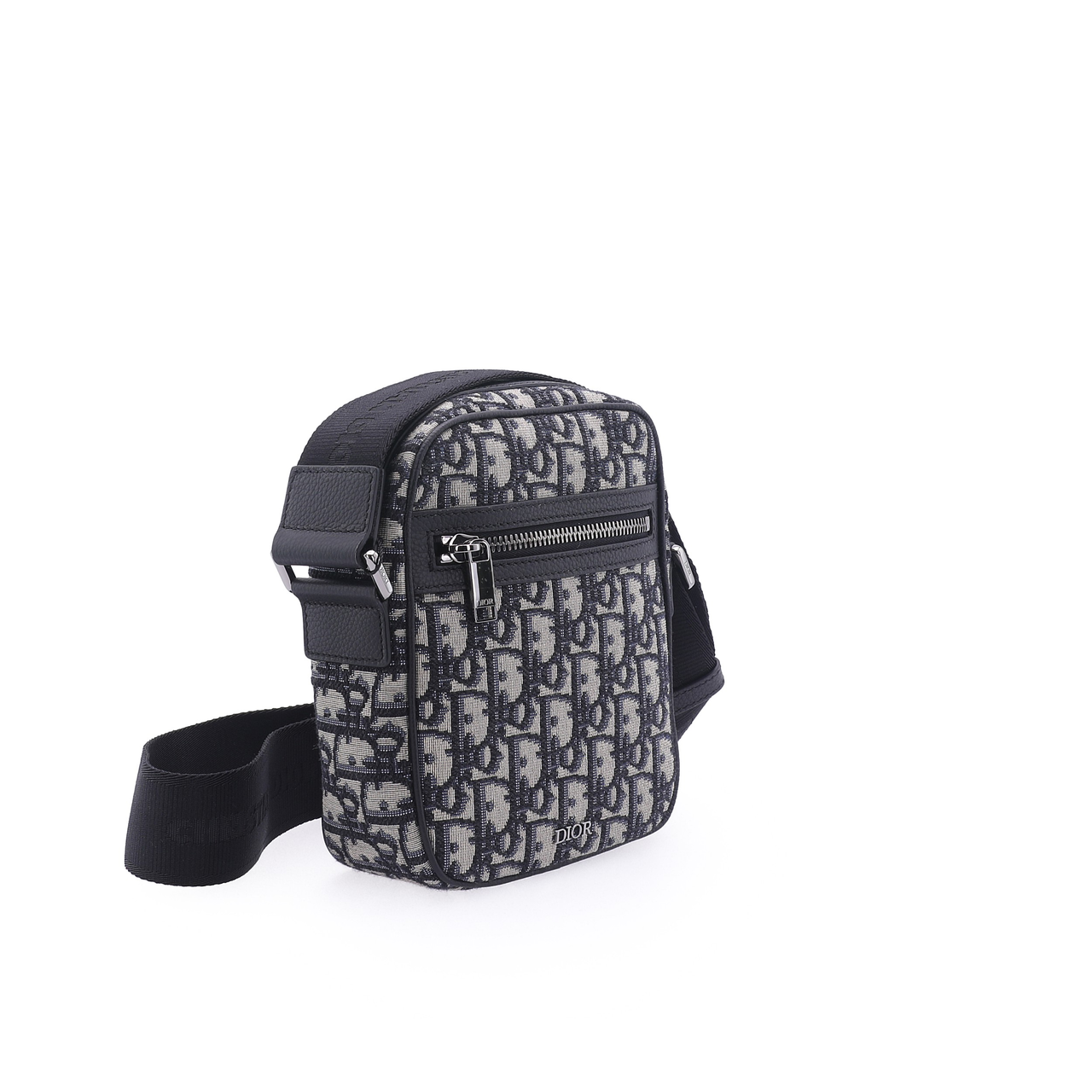 DIOR Embroidery With Cow Leather Messenger Bag, Crossbody Bag, Shoulder Bag Men's