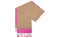 LOEWE Knit Scarves Unisex Caramel/Pink
