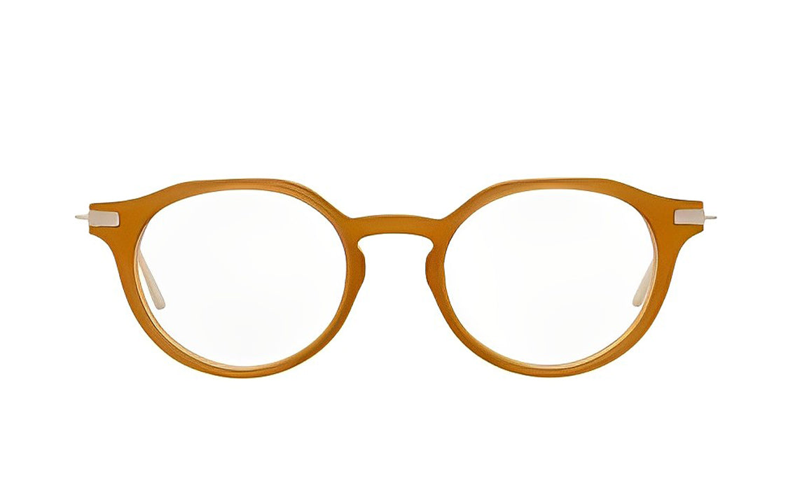 PRADA Eyeglass Frames Men Brown
