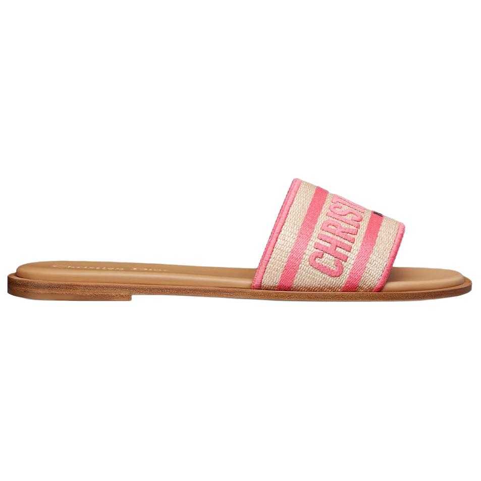 DIOR Dway Slide Slippers Women's Pink