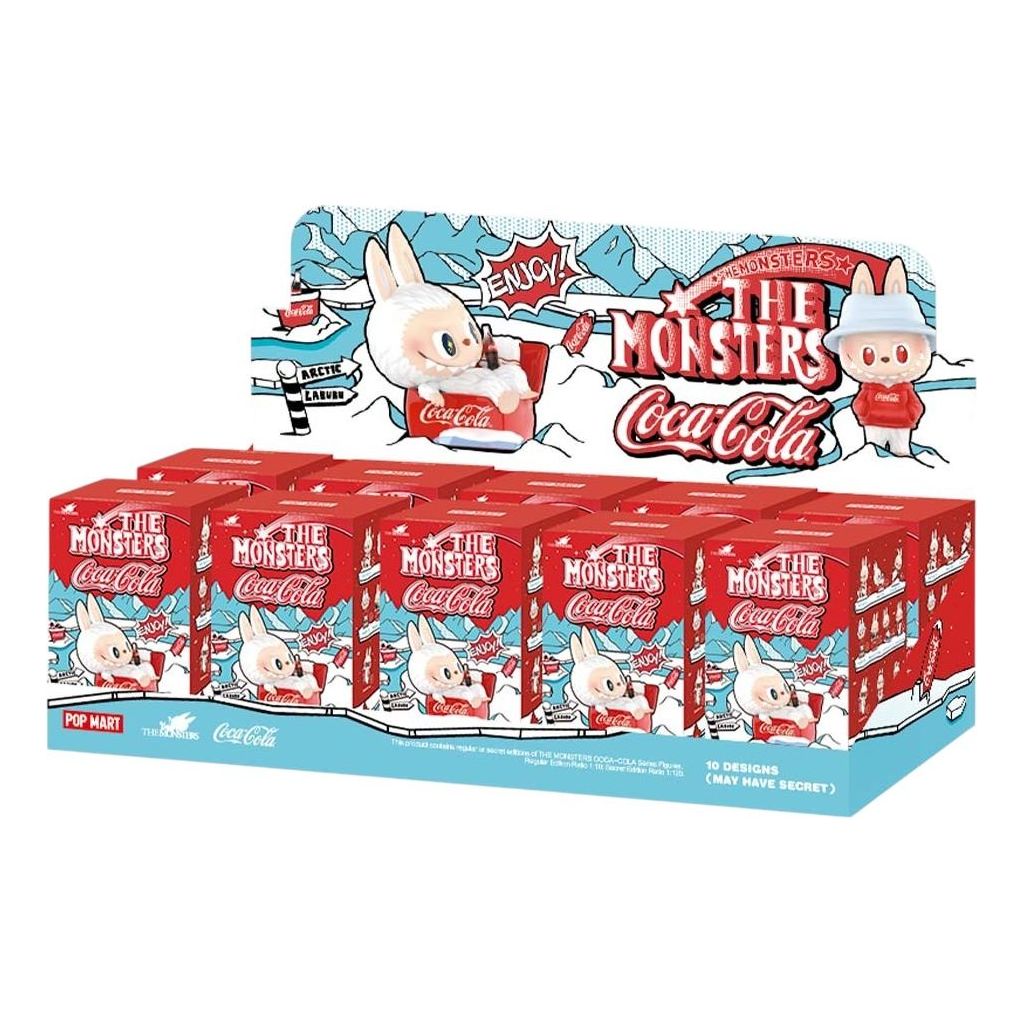 Pop Mart x Coca-Cola The Monsters Labubu Figure Sealed Case (10 Blind Boxes) PPMT-2410-0232-769452301