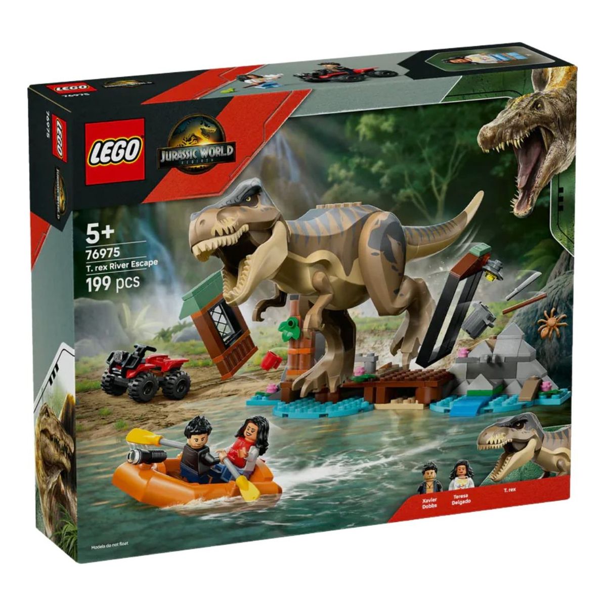 LEGO T. rex River Escape 76975