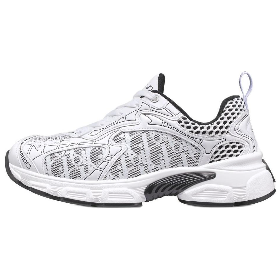 DIOR Vibe Monogram Casual Shoes Women's White