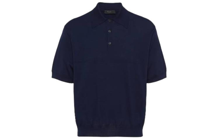 PRADA Drop shoulder Cotton Polo Shirt