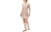 HERMES Short-Sleeved Dresses Women's Pink
