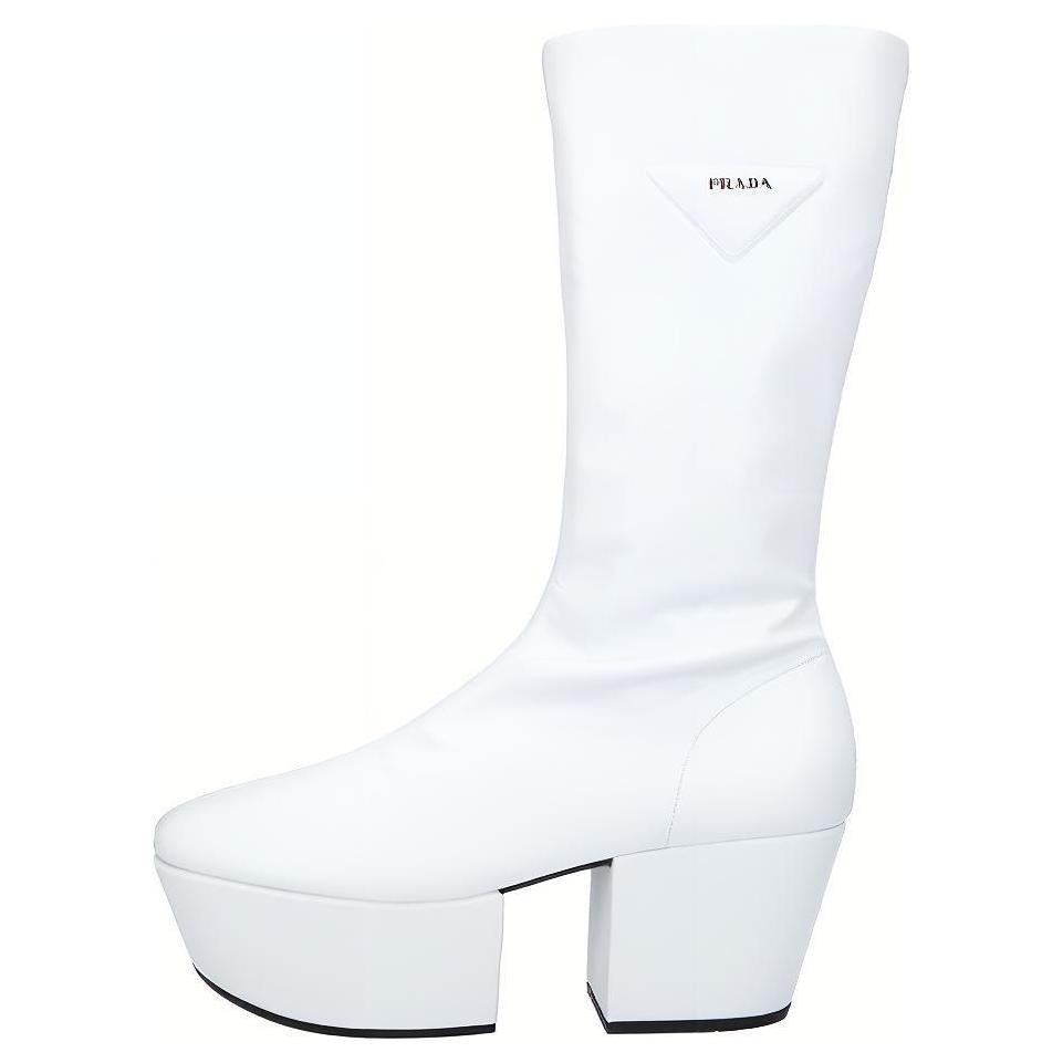 PRADA Ankle Boots 6.5cm Women's White