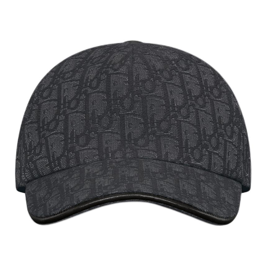 DIOR Cotton Baseball Caps Men's Black