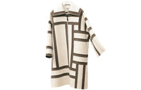 HERMES Velvet Jackets Women's Gray White