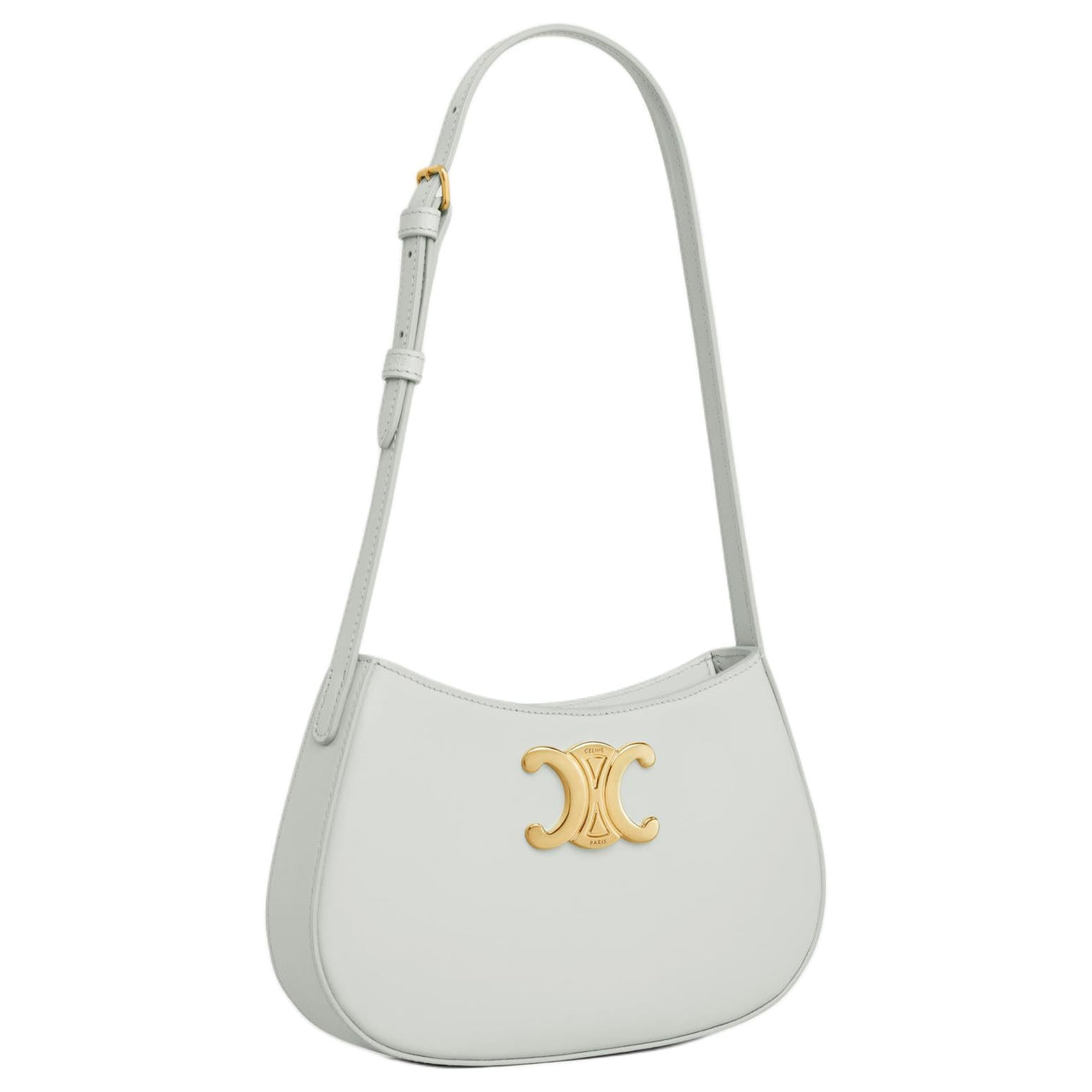 CELINE Cow Leather Handbag, Shoulder Bag Women's Jadeite Green