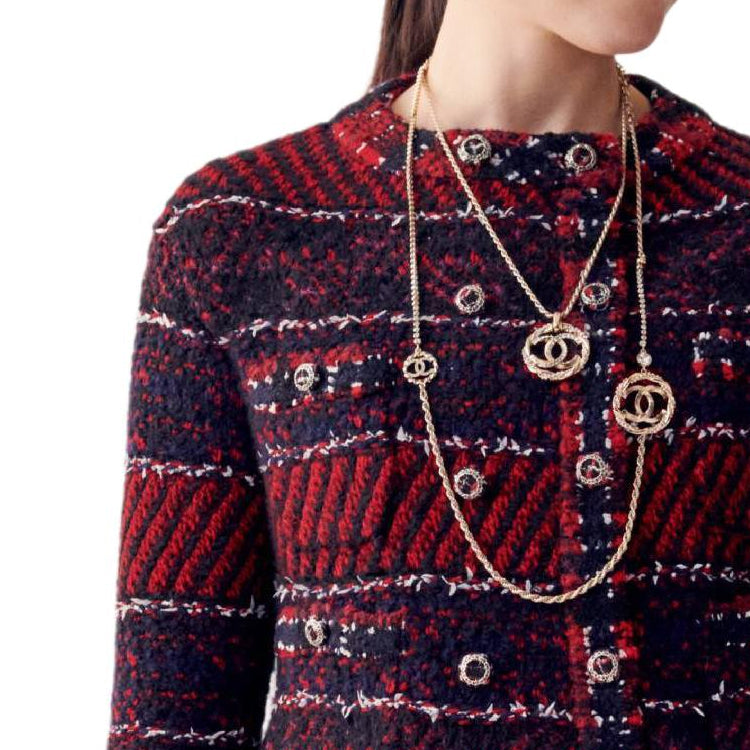 CHANEL 1986 1988 Tweed Cardigan