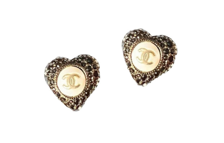 CHANEL - Stud Earrings Women's Gold