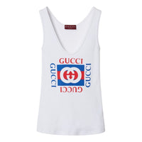 (WMNS) Gucci FW24 Tank Top 'White Blue Red' 790344-XJGL4-9474