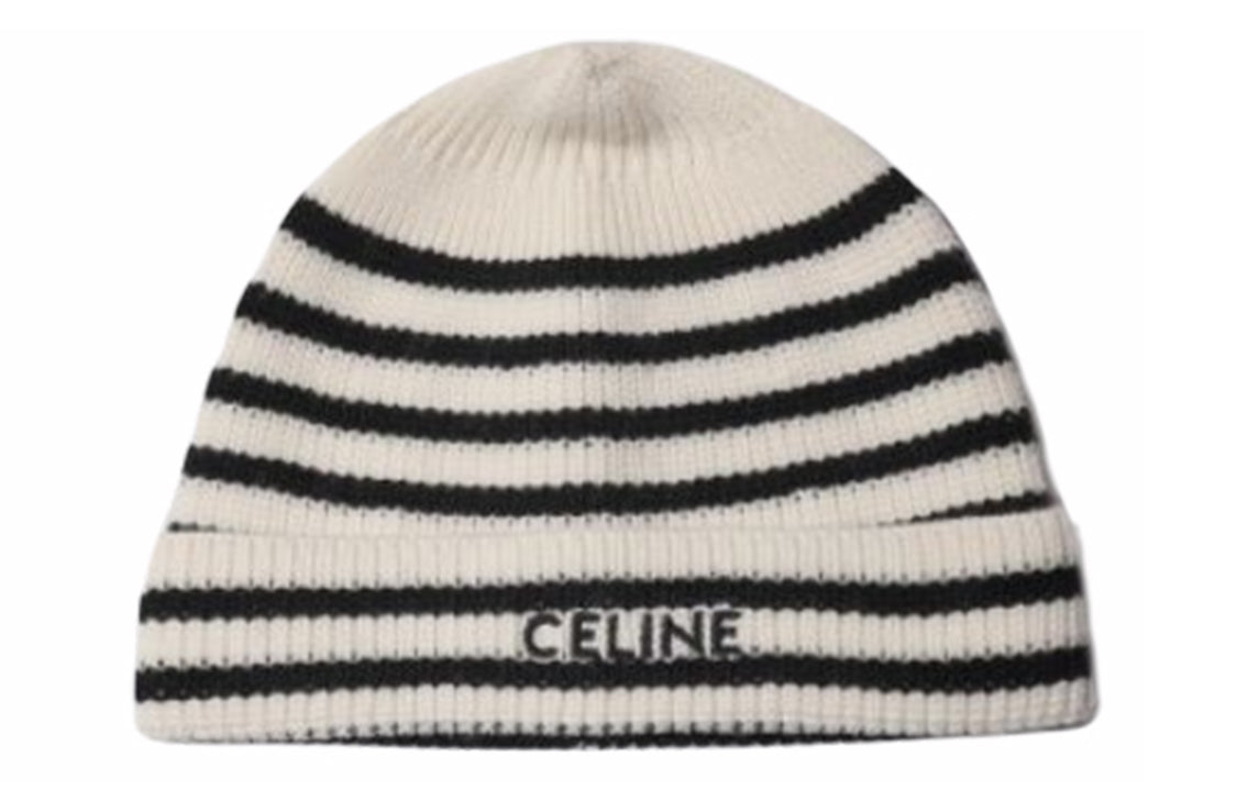 CELINE Beanies Unisex White