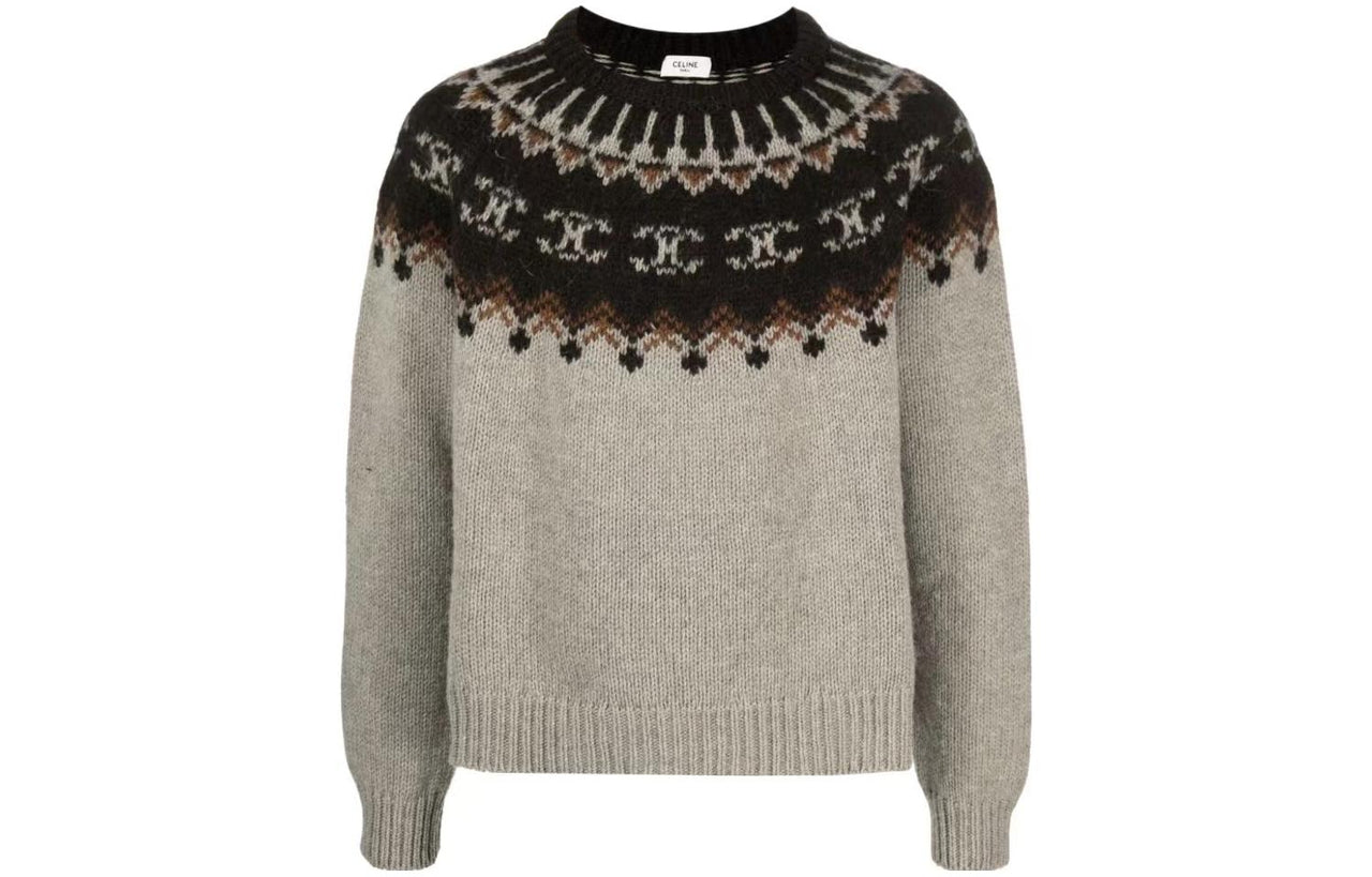 CELINE FW23 Sweater Men's Coffee