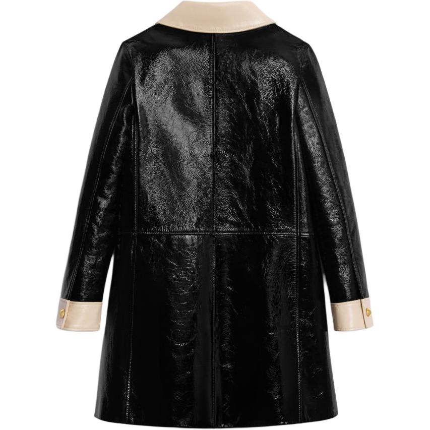 CELINE FW24 Leather Jacket Women's Black