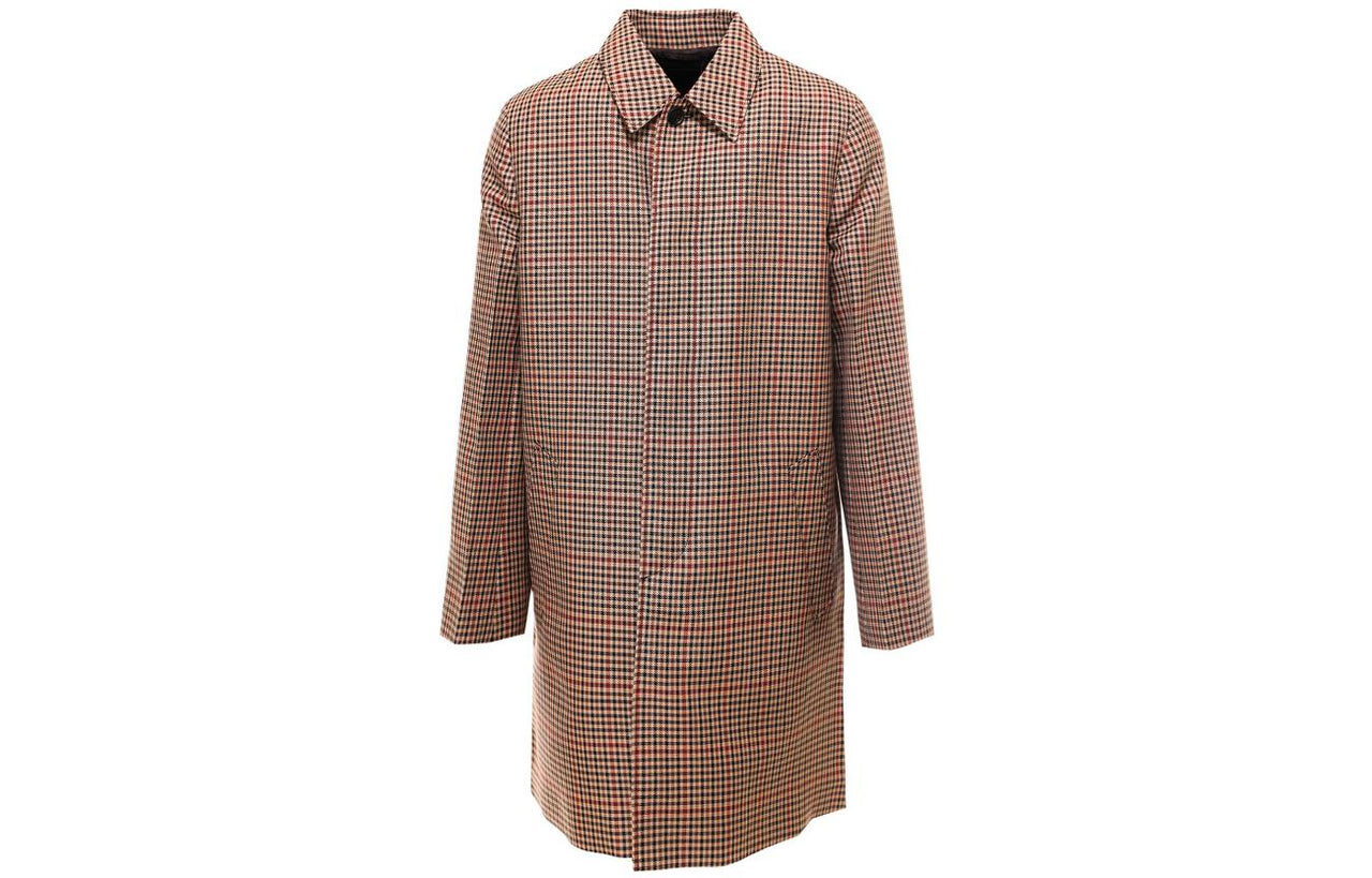 PRADA Coats Men Umber