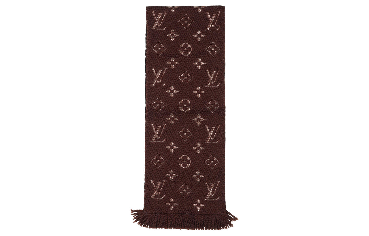 LOUIS VUITTON Knit Scarves Unisex Chestnut
