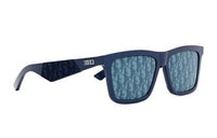 DIOR Irregular Shape Sunglasses Men's Blue