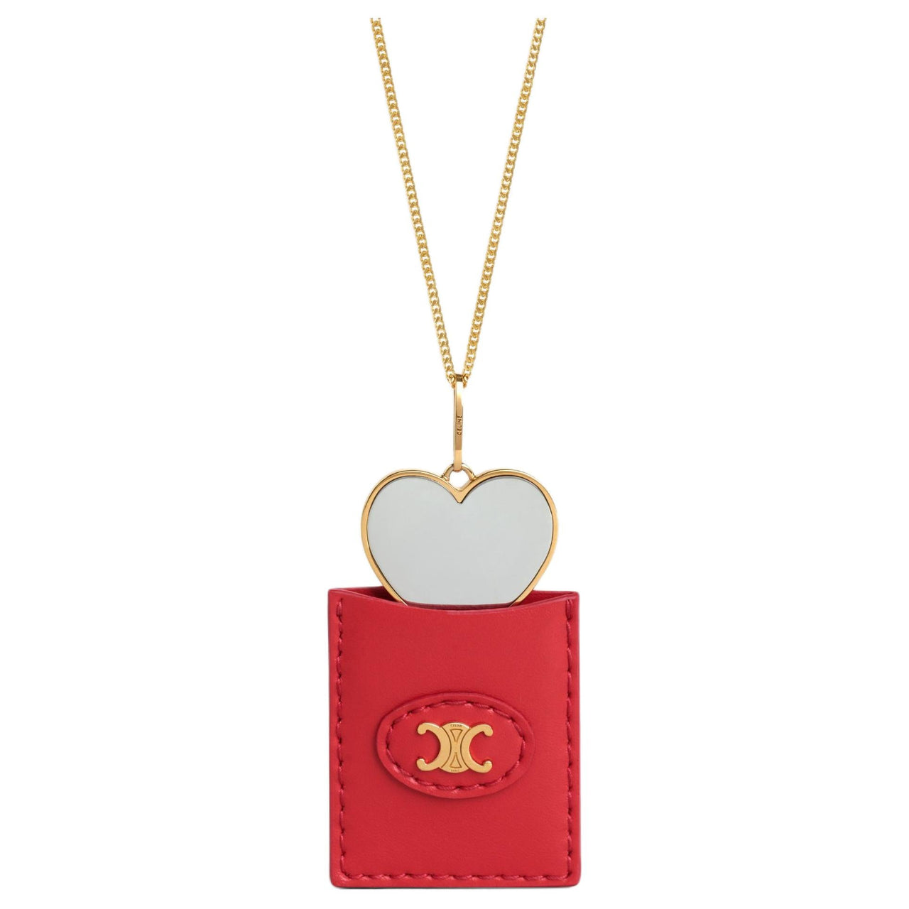 CELINE Ferroalloy Necklaces Women's Gold