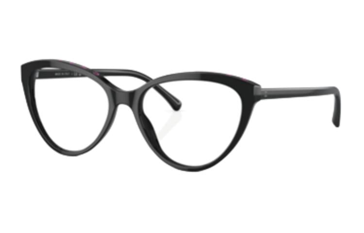 CHANEL - Cat Eye Eyeglass Frames Unisex Black
