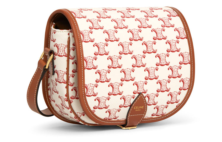 CELINE Cow Leather Handbag, Messenger Bag, Crossbody Bag, Shoulder Bag Women's Pink