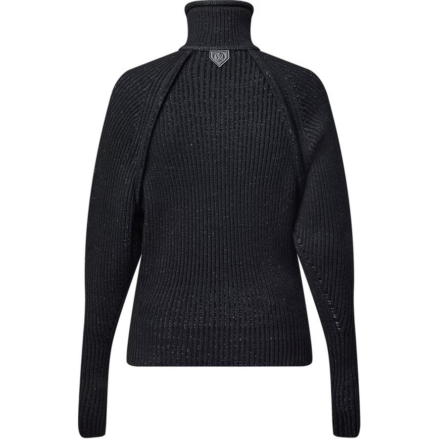 LOUIS VUITTON Rib-Knit Turtleneck Pullover