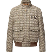 LOUIS VUITTON Monogram Wool Harrington Blouson