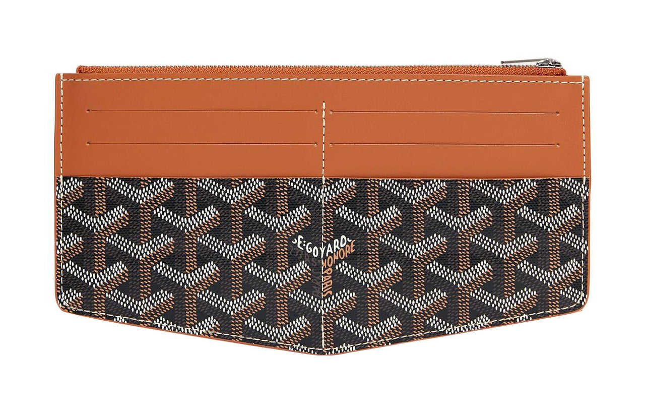 GOYARD Insert Louise Canvas With Leather Wallet Unisex Brown