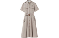 MIU MIU SS24 Short-Sleeved Dresses Women's Gray
