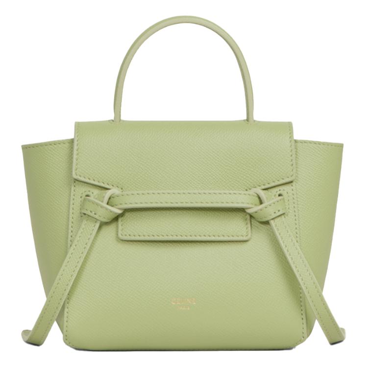 CELINE Belt Grained Calfskin Catfish Bag, Shoulder Bag, Crossbody Bag, Handbag Pico Women's Multicolor