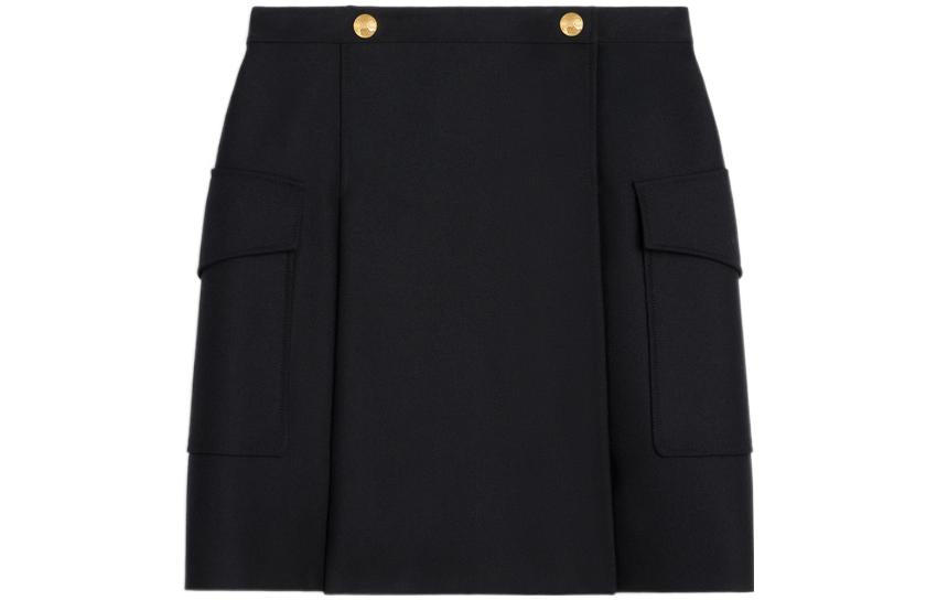 CELINE FW22 Casual Short Skirts Women's Black