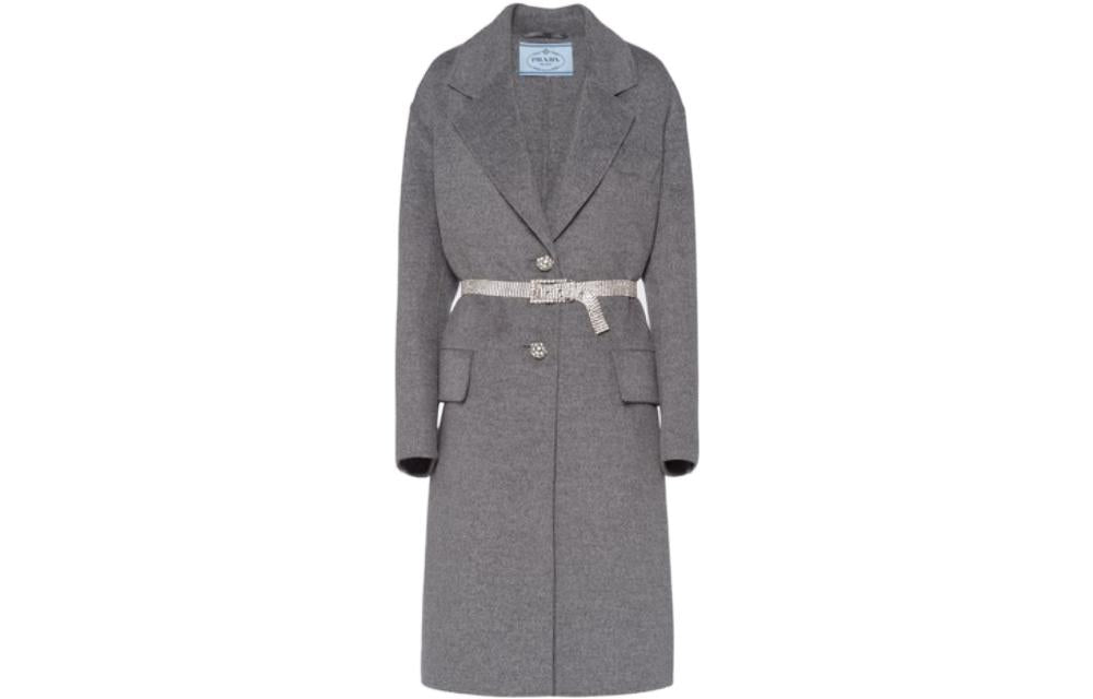 PRADA Coats Women's Gray