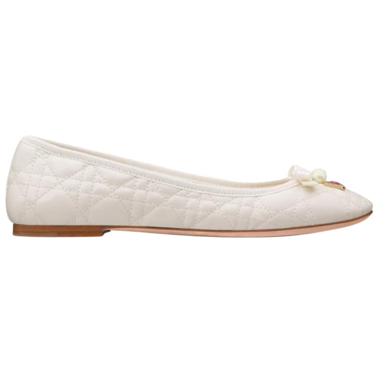 DIOR Dioramour Casual Single Shoes Women's White