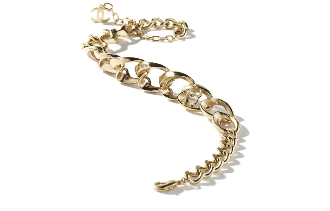 CHANEL 1986 1988 Cc Chain Necklace