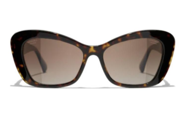 CHANEL - Cat Eye Sunglasses Women's Tortoiseshell