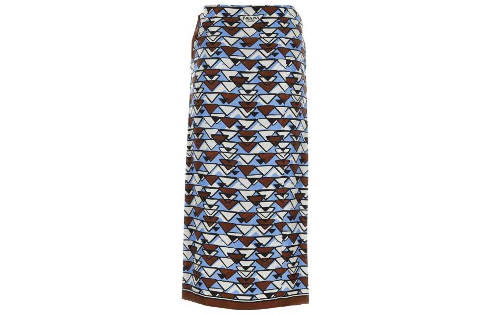 PRADA Casual Long Skirts Women's Multicolor