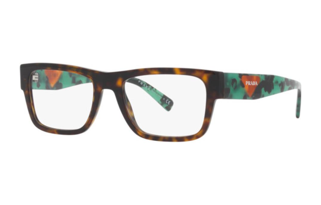 PRADA Eyeglass Frames Men Green
